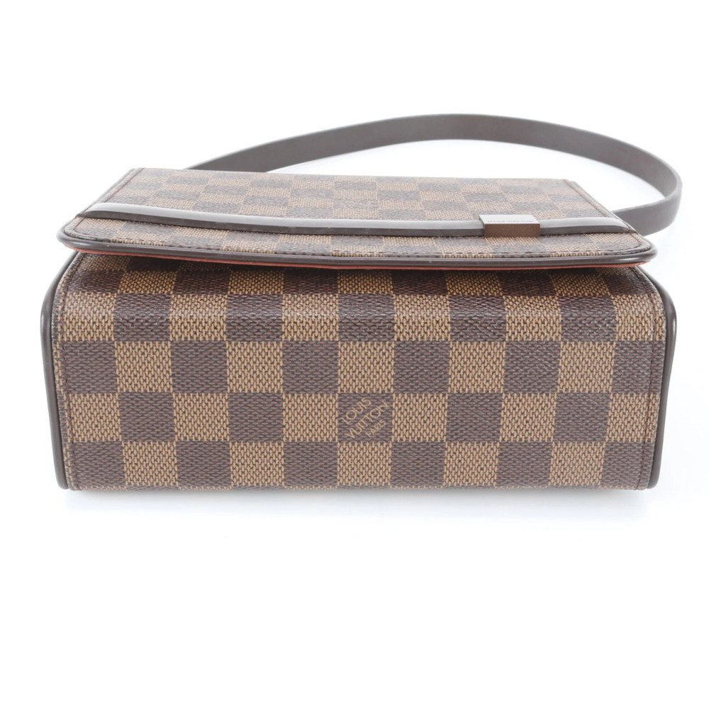 LOUIS VUITTON Authentic Brown Damier Leather Shoulder Bag - Picture 5 of 9